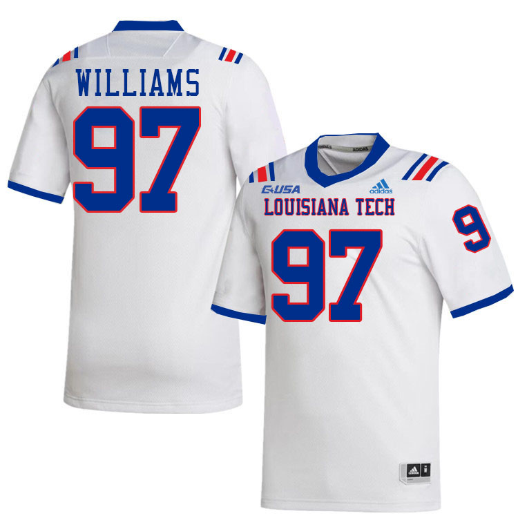 Milton Williams Louisiana Tech Jersey,LA Tech Bulldogs Football Jerseys,Uniforms,Gears-White